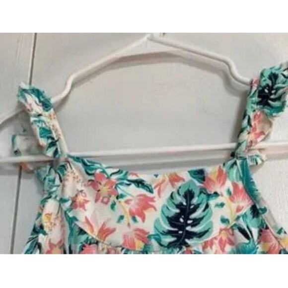 Tommy Bahama Tropical Floral Sleeveless Dress 2T Set of 2 Twins Multiples - Picture 6 of 15